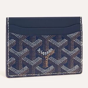 Goyard Saint-Sulpice Card Holder -navy blue